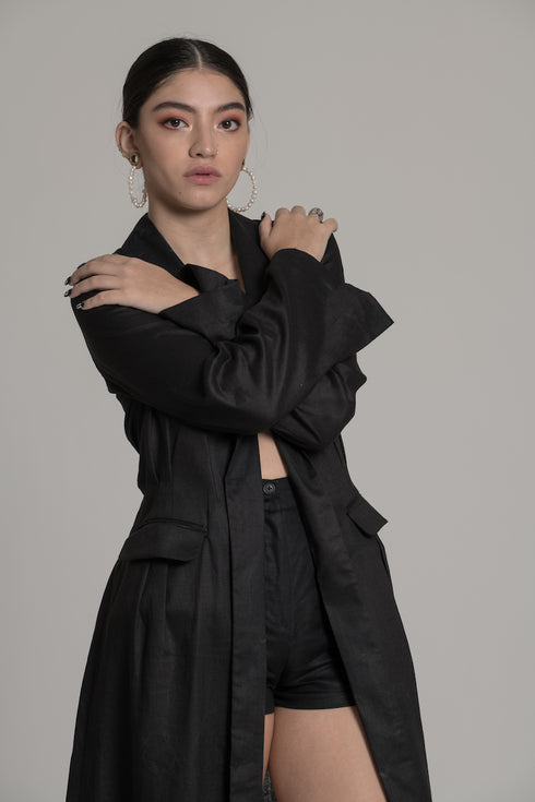 CoCo Long Linen Robe